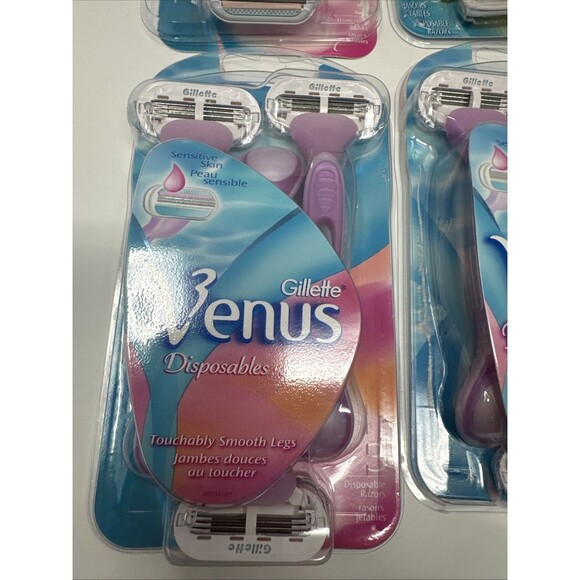Gillette Venus Disposables LOT OF 18 - 6 Packs Tropical Smooth Legs Fresh Scent - Picture 2 of 14